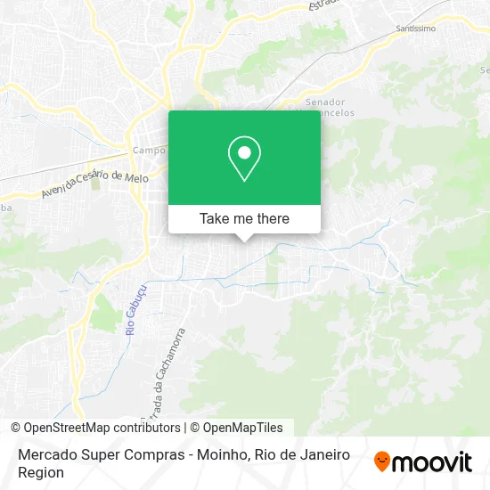 Mercado Super Compras - Moinho map