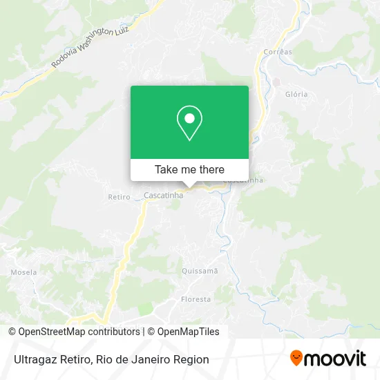 Ultragaz Retiro map