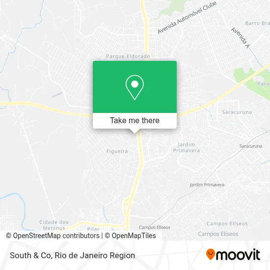 South & Co map