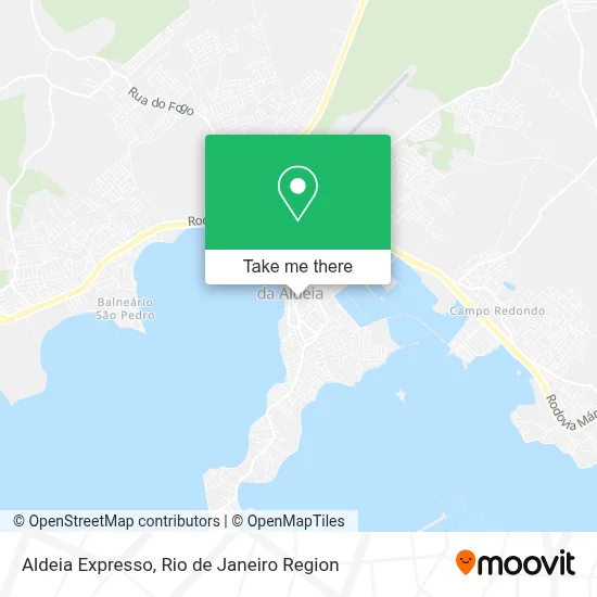 Aldeia Expresso map