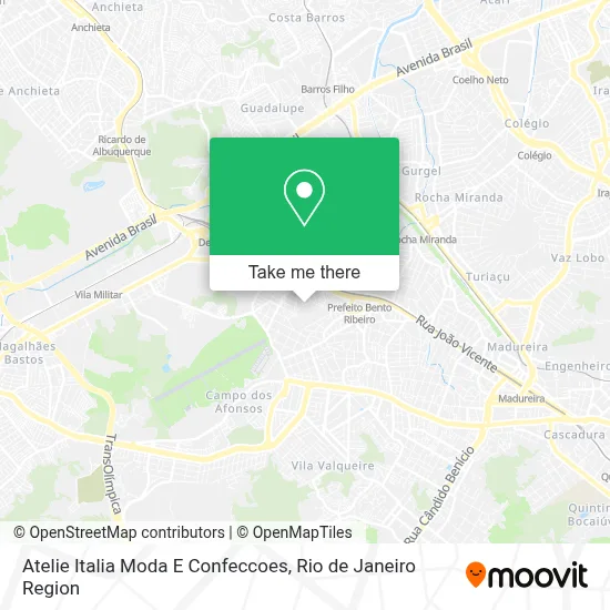 Atelie Italia Moda E Confeccoes map