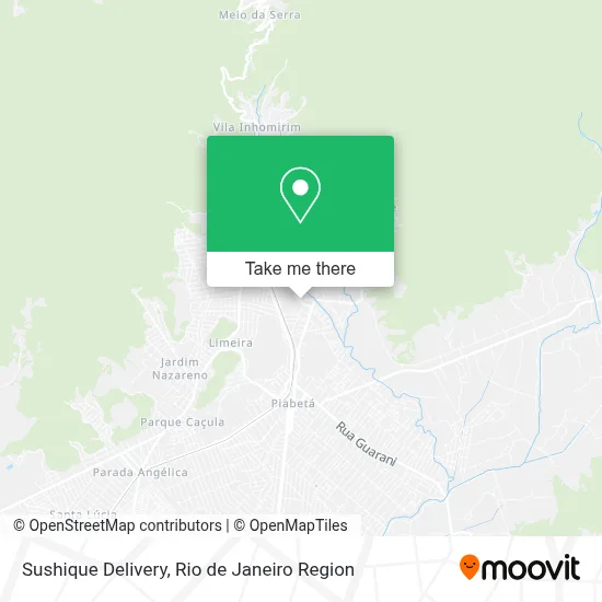 Sushique Delivery map