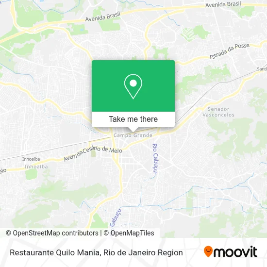 Restaurante Quilo Mania map