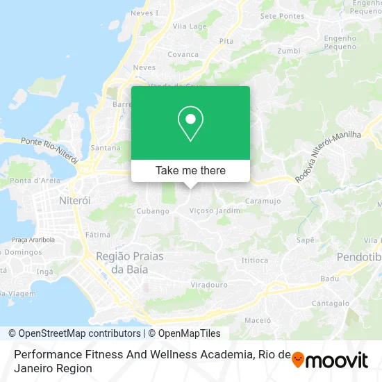 Performance Fitness And Wellness Academia map
