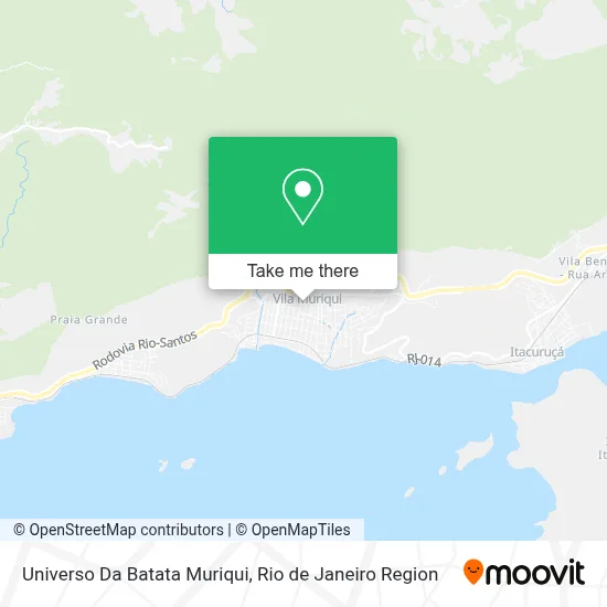 Universo Da Batata Muriqui map