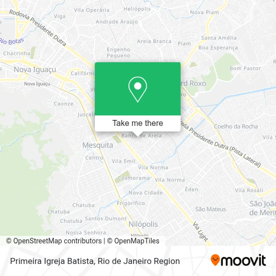 Primeira Igreja Batista map