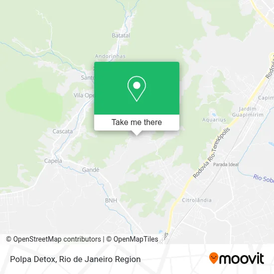 Polpa Detox map