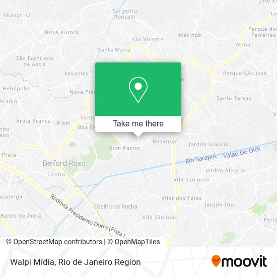 Walpi Mídia map