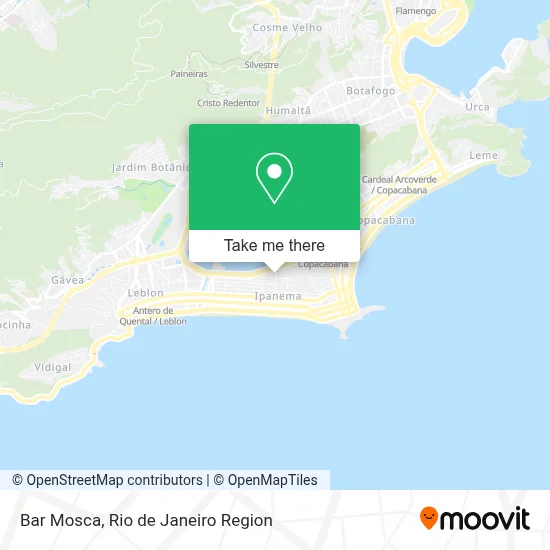 Bar Mosca map