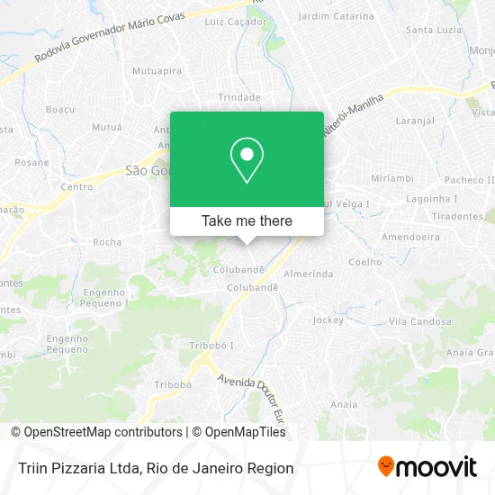 Triin Pizzaria Ltda map