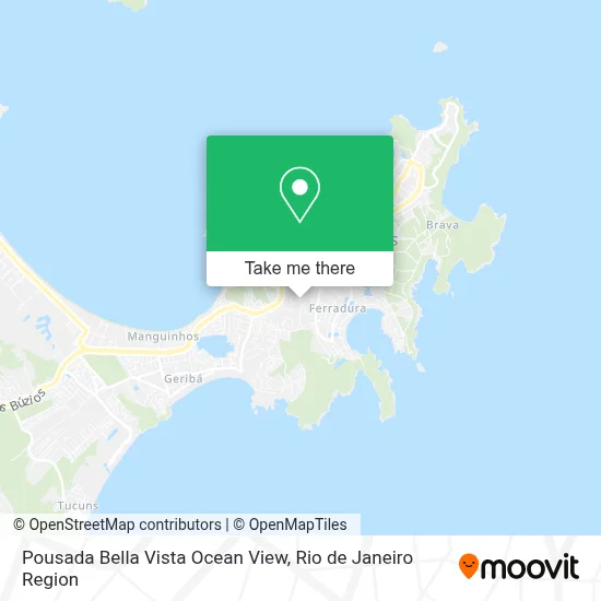 Pousada Bella Vista Ocean View map