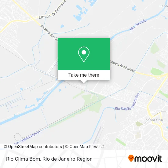 Rio Clima Bom map