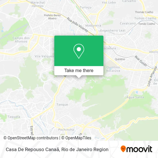 Casa De Repouso Canaã map