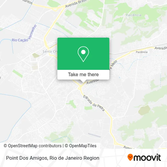 Point Dos Amigos map