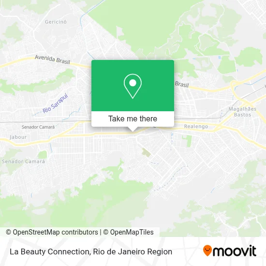 La Beauty Connection map