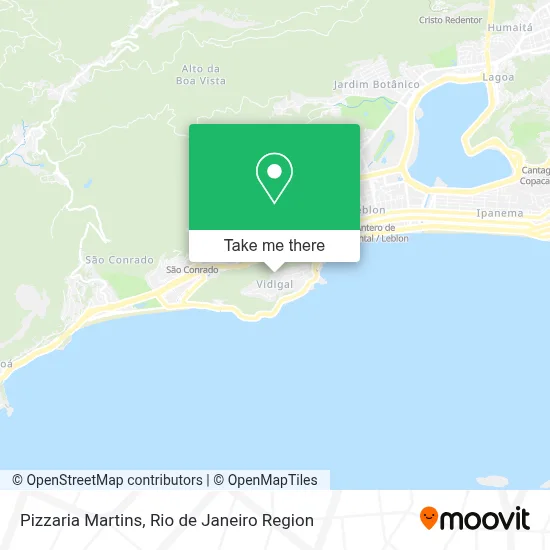 Pizzaria Martins map