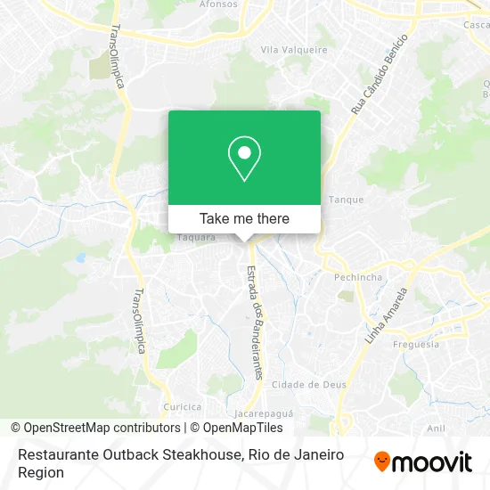 Restaurante Outback Steakhouse map