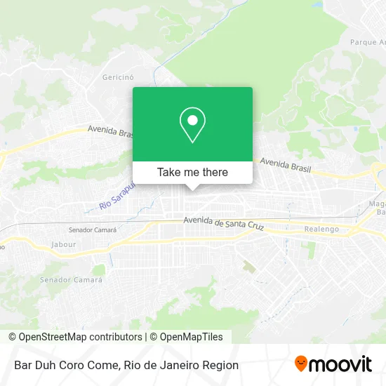Bar Duh Coro Come map