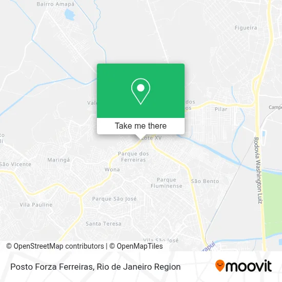 Posto Forza Ferreiras map