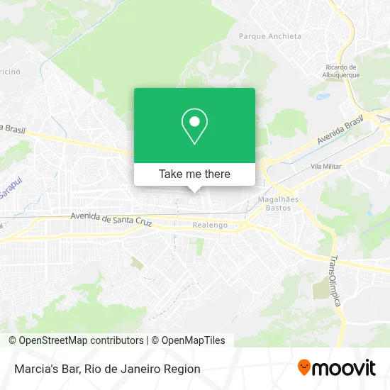 Marcia's Bar map