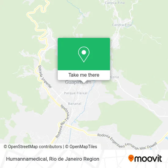 Humannamedical map