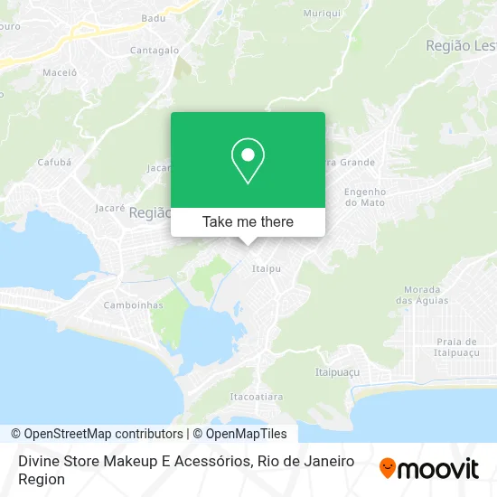 Divine Store Makeup E Acessórios map