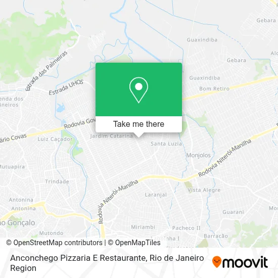 Anconchego Pizzaria E Restaurante map