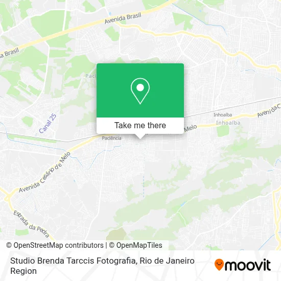 Studio Brenda Tarccis Fotografia map