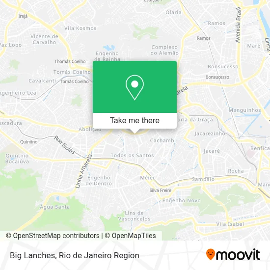 Big Lanches map