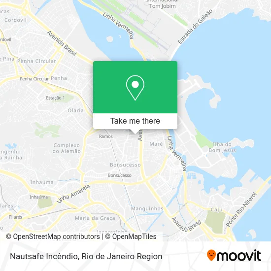Nautsafe Incêndio map