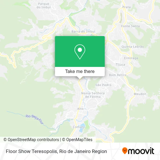 Floor Show Teresopolis map