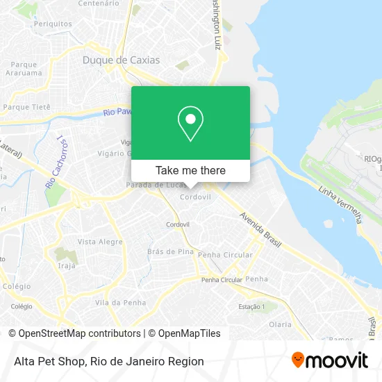 Alta Pet Shop map