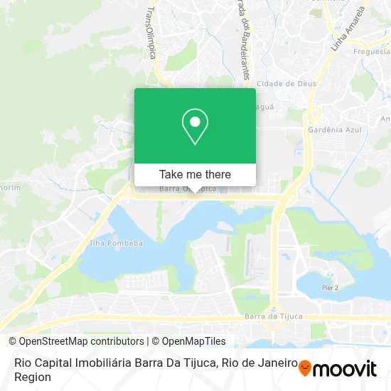 Rio Capital Imobiliária Barra Da Tijuca map