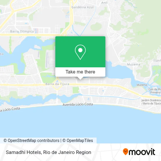 Samadhi Hotels map