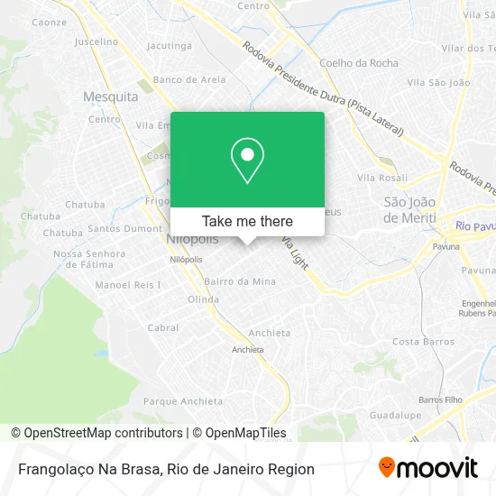 Frangolaço Na Brasa map