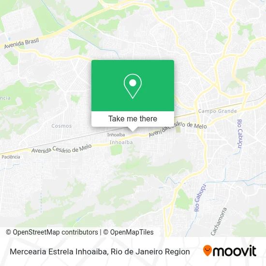 Mercearia Estrela Inhoaiba map