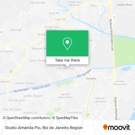 Studio Amanda Pio map