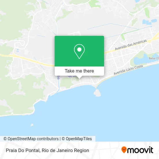 Praia Do Pontal map