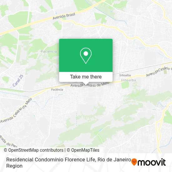 Residencial Condomínio Florence Life map