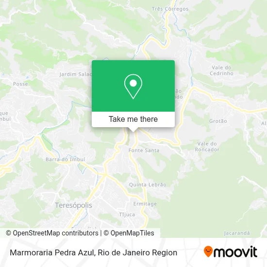 Marmoraria Pedra Azul map