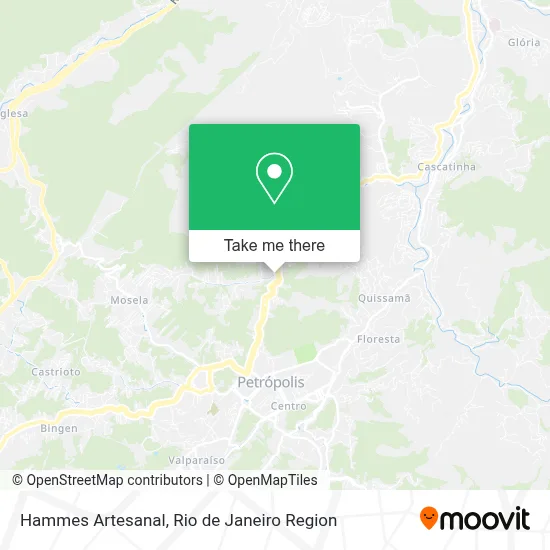 Hammes Artesanal map