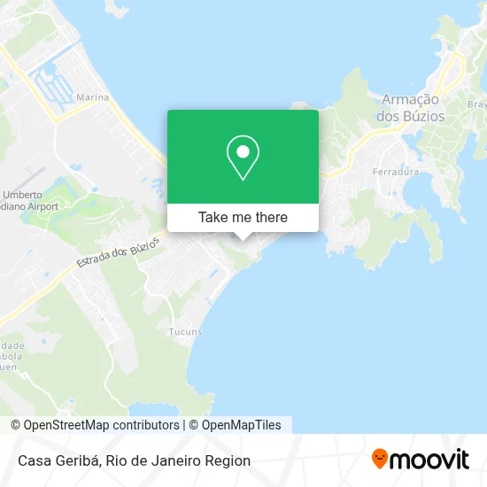 Casa Geribá map