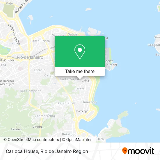 Carioca House map
