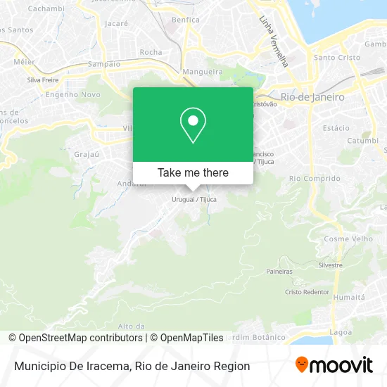 Municipio De Iracema map