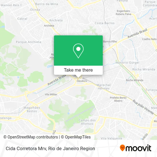 Cida Corretora Mrv map