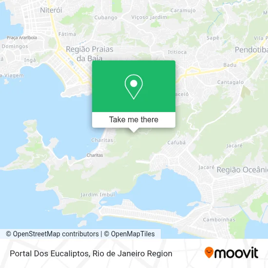 Portal Dos Eucaliptos map