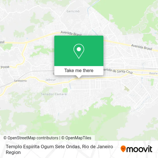 Templo Espírita Ogum Sete Ondas map