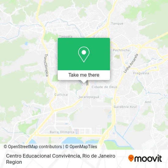 Centro Educacional Convivência map