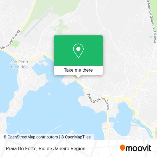 Praia Do Forte map