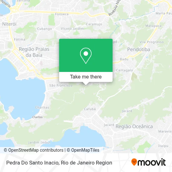 Pedra Do Santo Inacio map